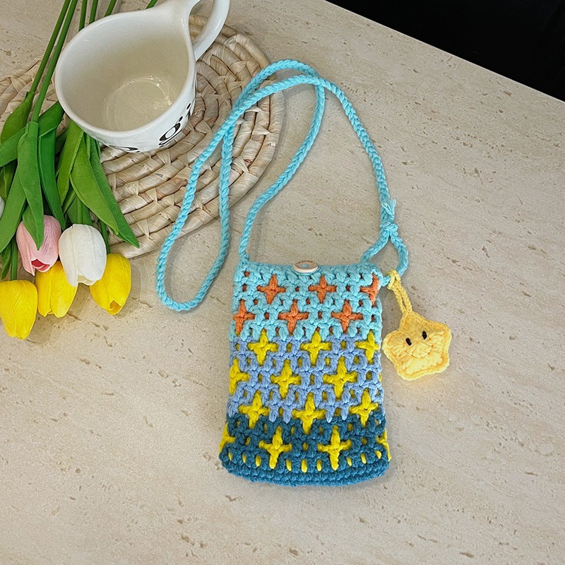Häkel-Crossbody-Tasche