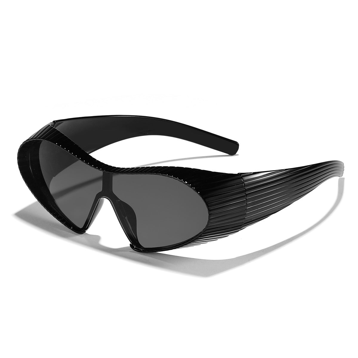Damen trendy Sportsonnenbrille mit elastischem Rahmen Karnz