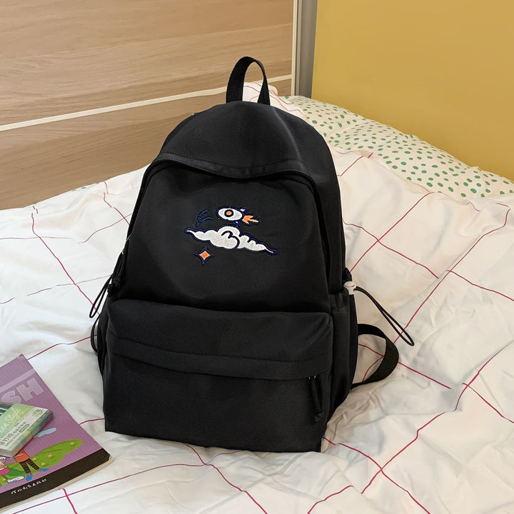 Modischer Rucksack mit Künstlerischem Stickdesign Karnz