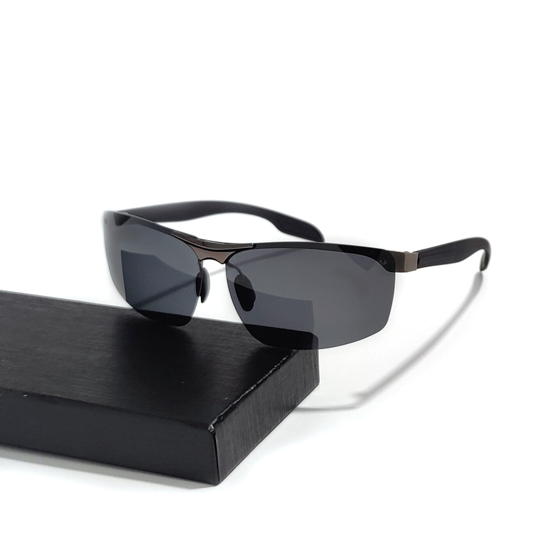 Herren sportliche Sonnenbrille mit ergonomischem Design und UV-Schutz Karnz