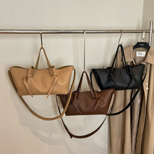 WoChic Minimalistische Schleifen-Umhängetasche Karnz