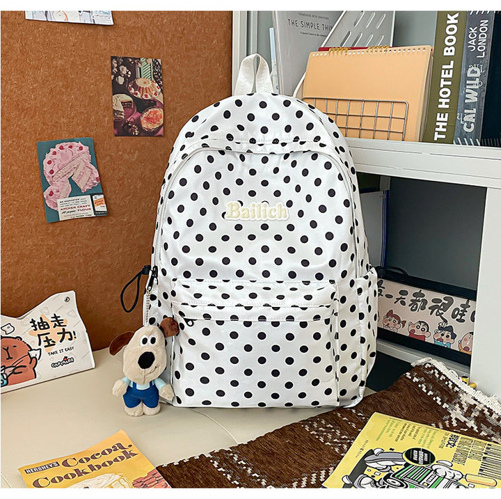 Stylische gepunktete Rucksack