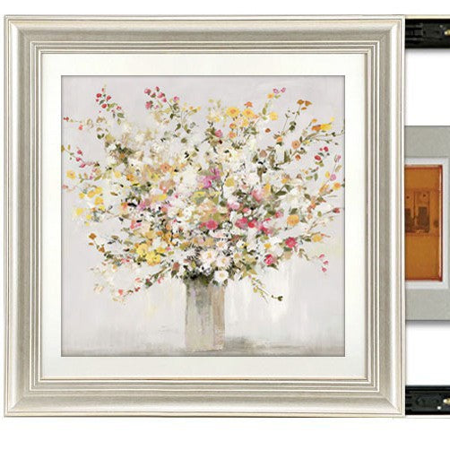 Blumenreiche Gerahmte Kunstwerke