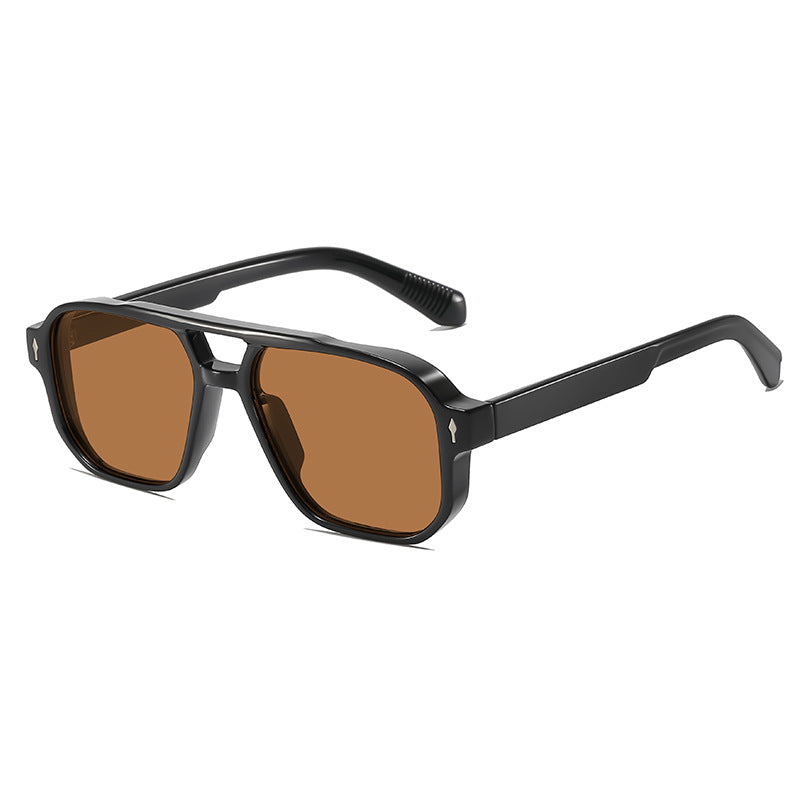 Geometrische Rahmen Sonnenbrille Karnz
