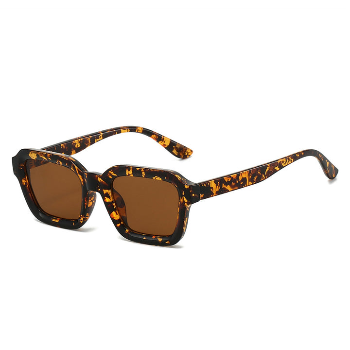 Trendige geometrische Rahmen-Sonnenbrille Karnz