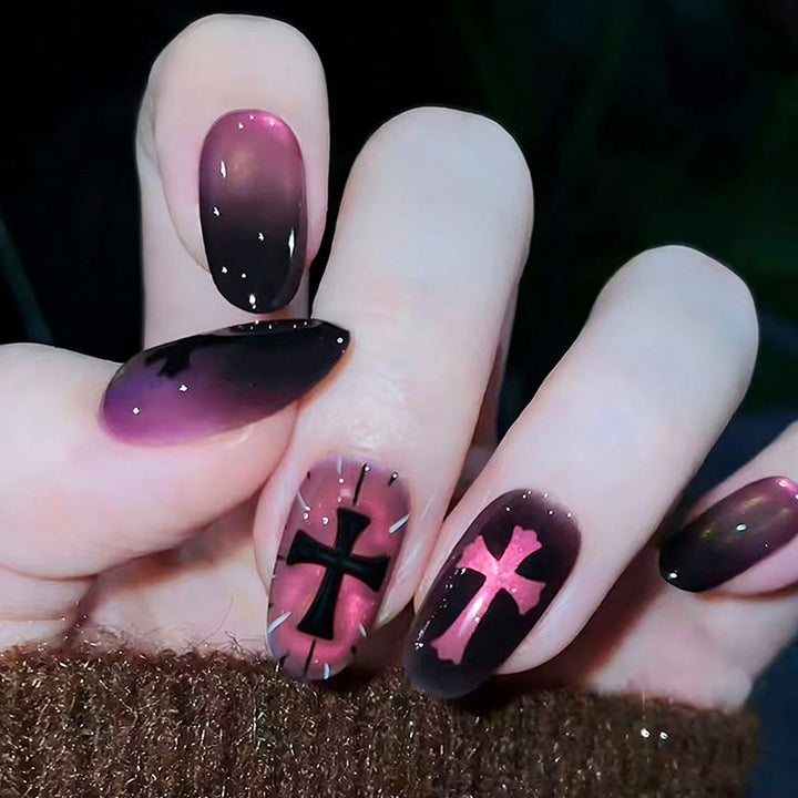 Künstlerisches Ombre Glitter Nagelkunst Set Karnz