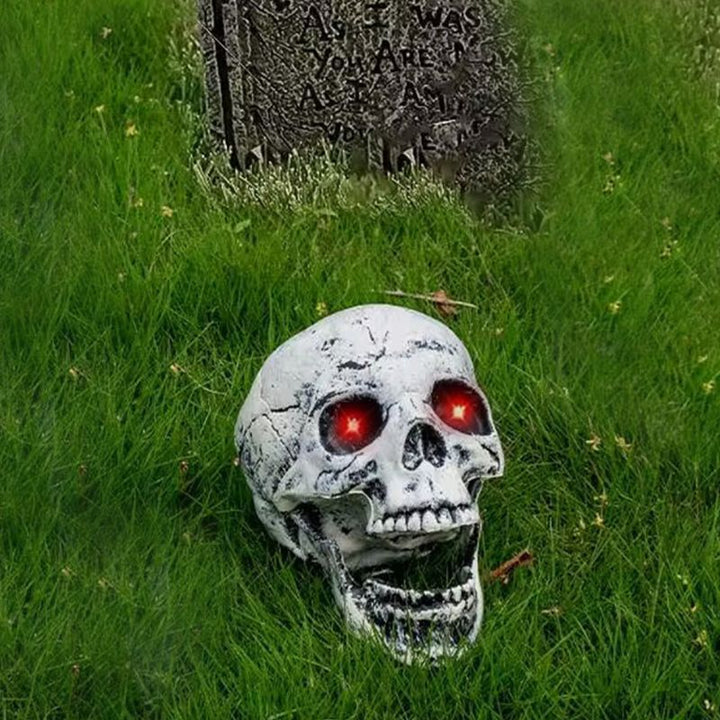 Dekorative Totenkopfstatue