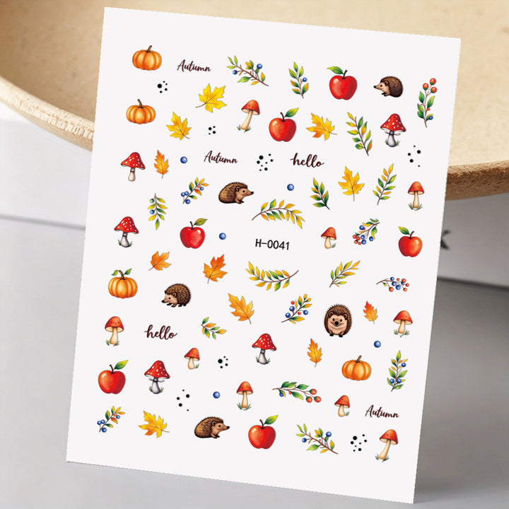 Niedliche Hunde-Themen-Nagelkunst-Sticker