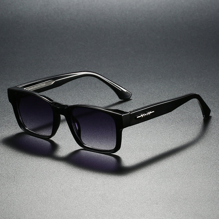 Damen Sonnenbrille mit klassischem quadratischem Rahmen und UV-Schutz Karnz