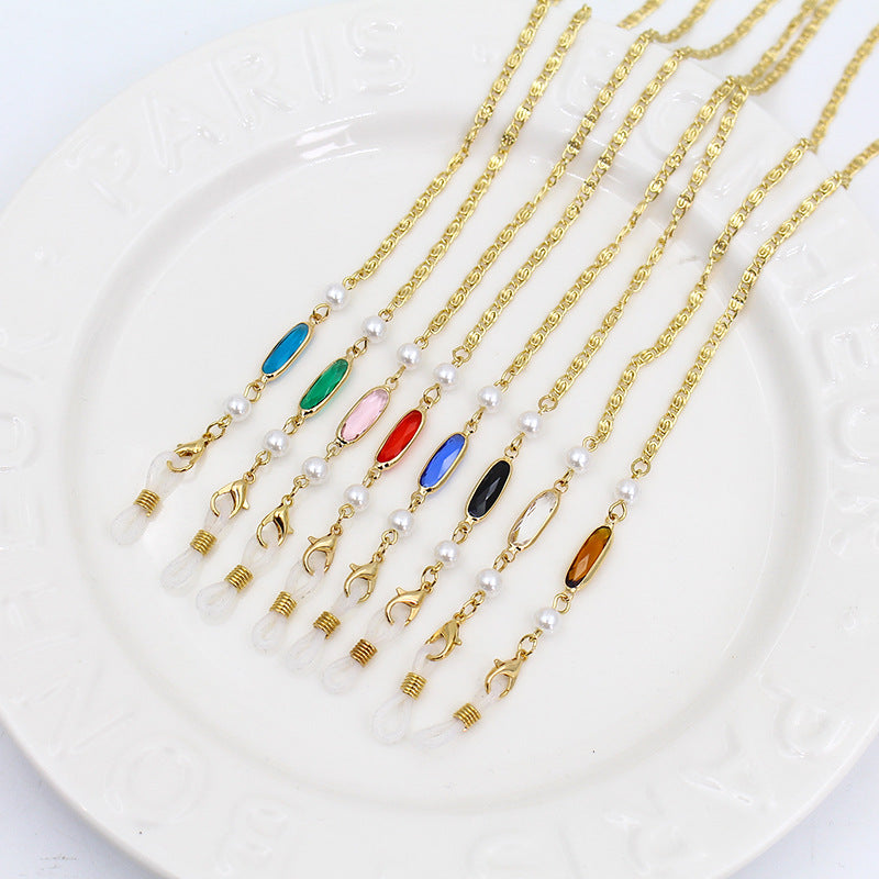 Elegante Brillen Kette Karnz