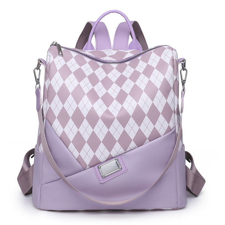 Stilvolle Harlequin-Muster Rucksack