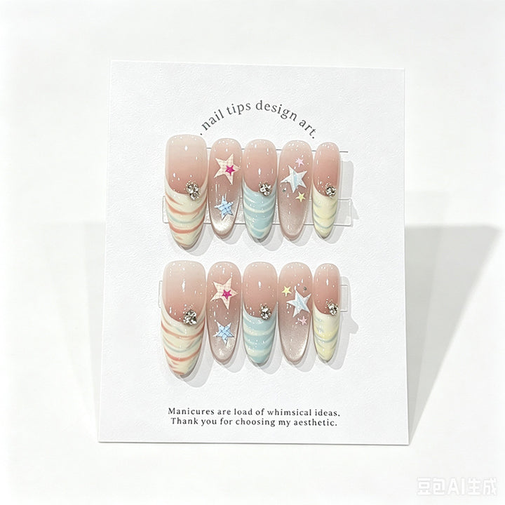 Verspielt Nagelkunst Press-On Set Karnz