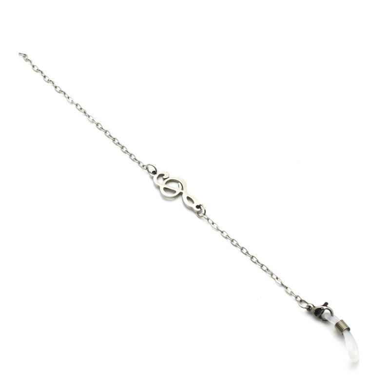 Künstlerische Silber Brille Kette Karnz
