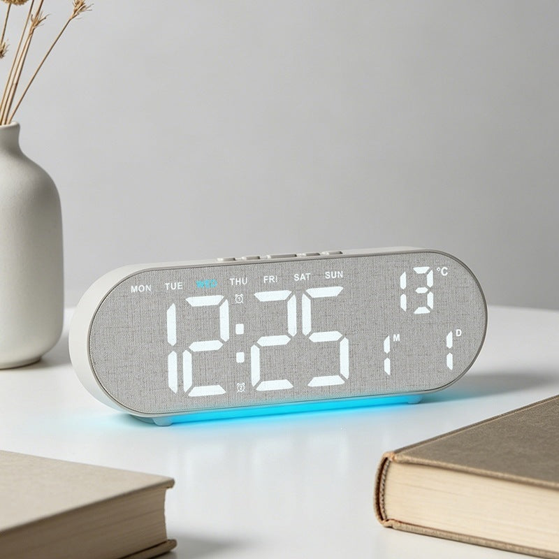 Digitaler Wecker mit Multifunktionalem Led-Display und Integrierter Thermometerfunktion Karnz