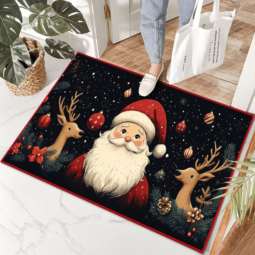 Weihnachtliche dekorative Fußmatte Karnz