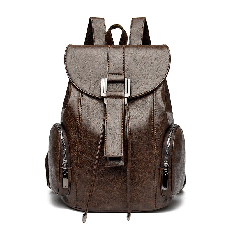 Retro-Chic Vegan Leder Rucksack Karnz