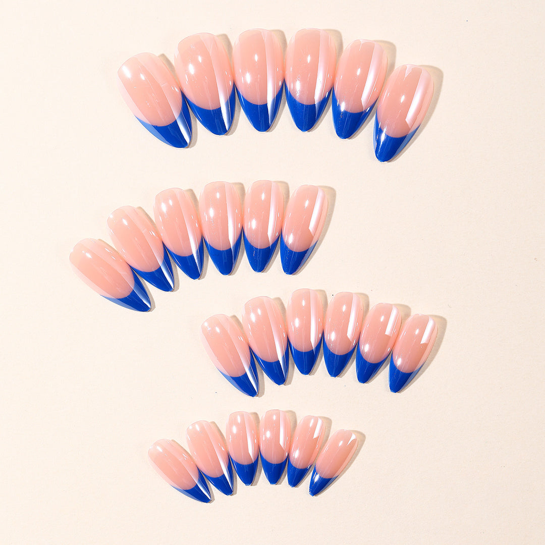 Künstlerische Ombre Stiletto Nagelverlängerungen Karnz