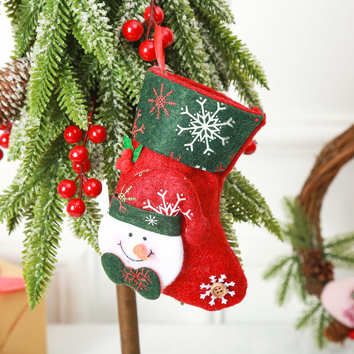 Festlicher Weihnachtsstrumpf Karnz