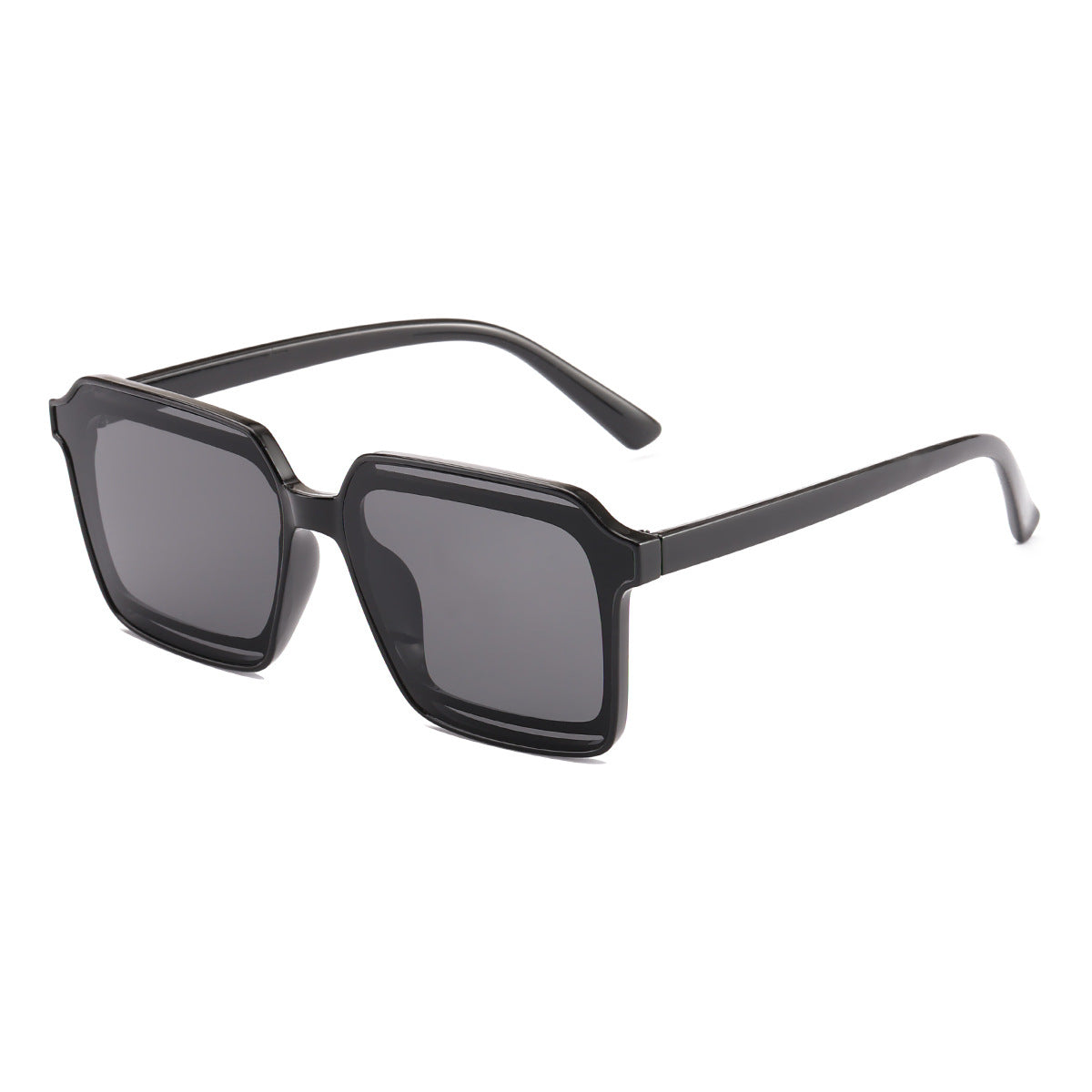 Damen moderne quadratische Sonnenbrille mit stilvollen Details Karnz