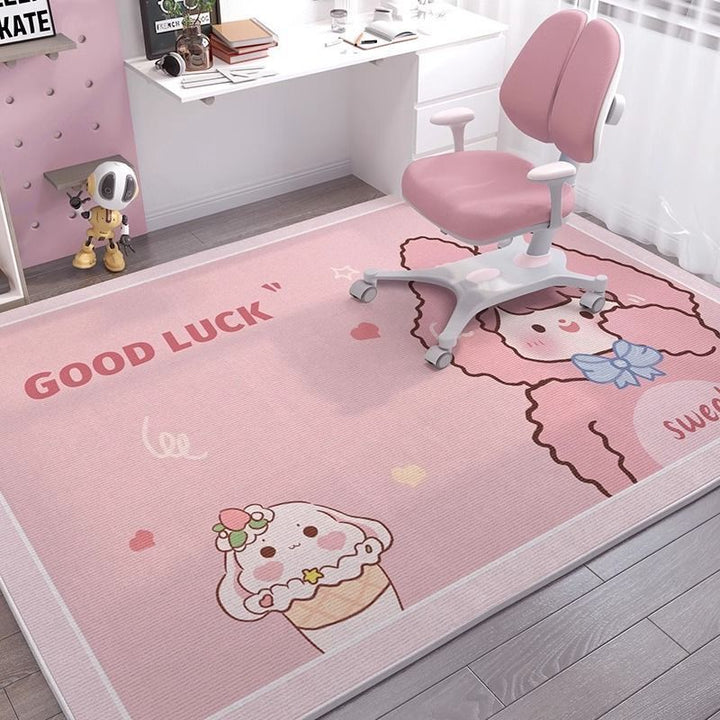 Verspielter Teppich im Cartoon-Stil