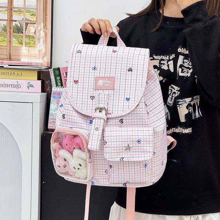 Herz-gedruckter Freizeit-Rucksack Karnz