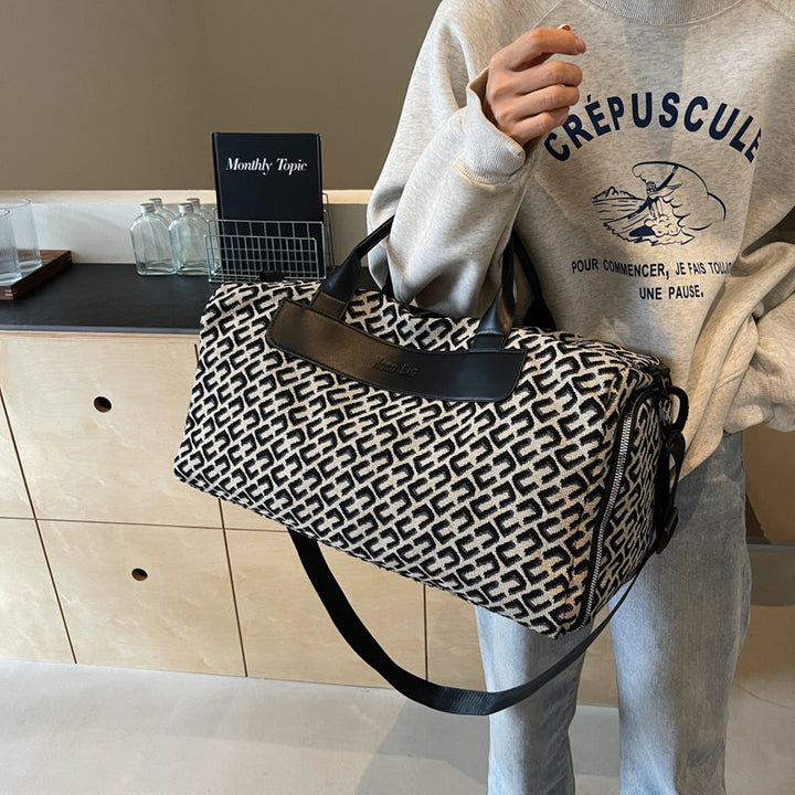 Elegante gemusterte Reise-Duffle Karnz