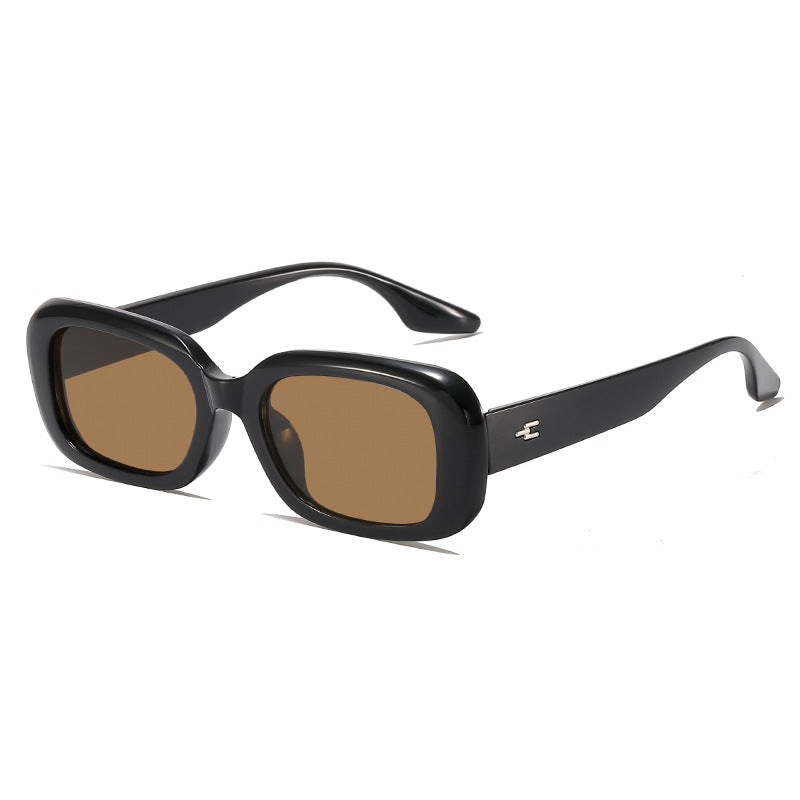 Moderne oversized rechteckige Sonnenbrille Karnz
