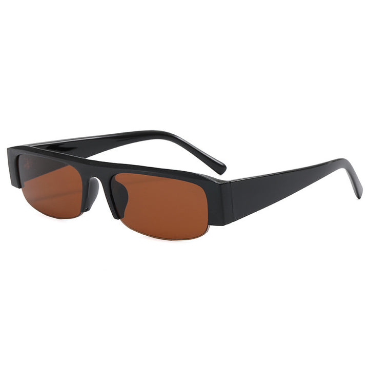 Zeitgenössische retro-inspirierte Flachlinsen-Sonnenbrille Karnz