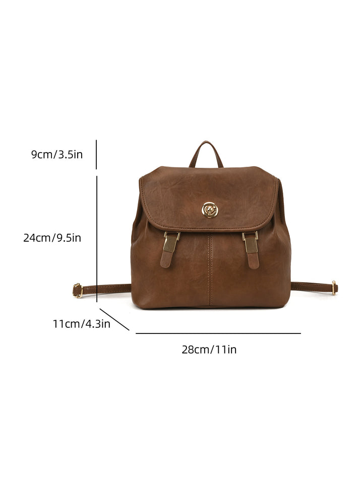Vintage-inspirierter Leder-Rucksack Karnz