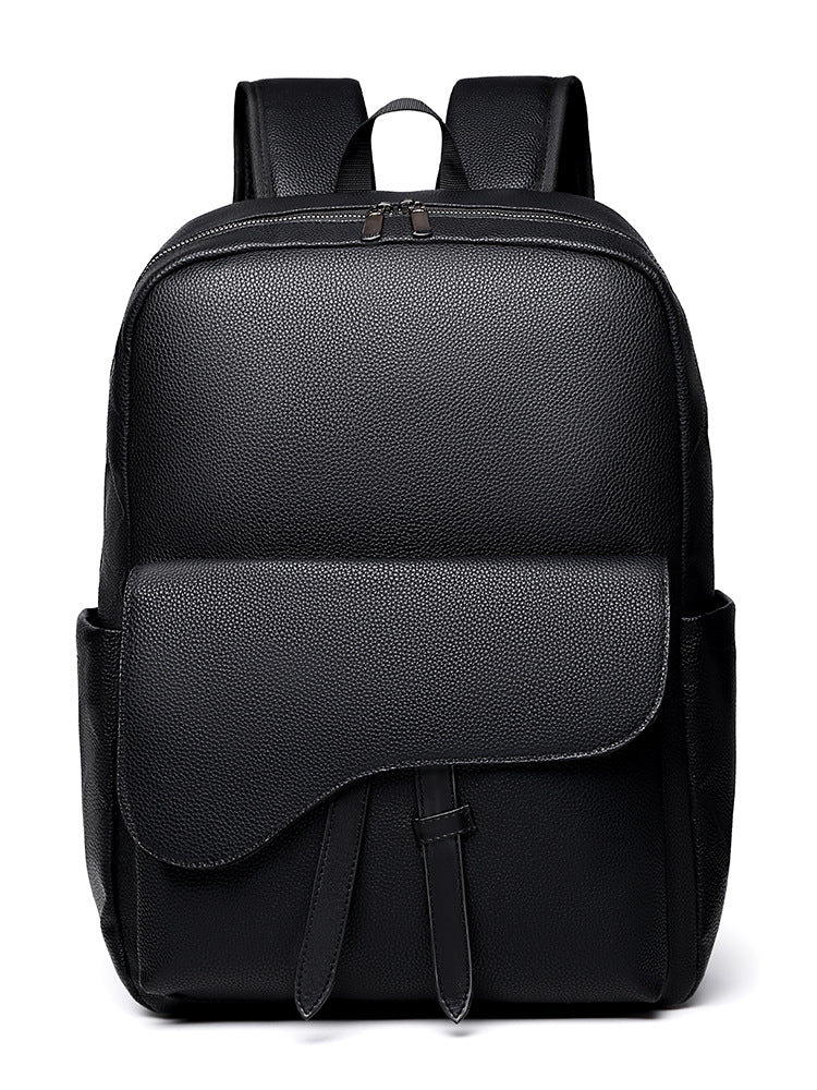 Eleganter Strukturierter Leder-Rucksack Karnz
