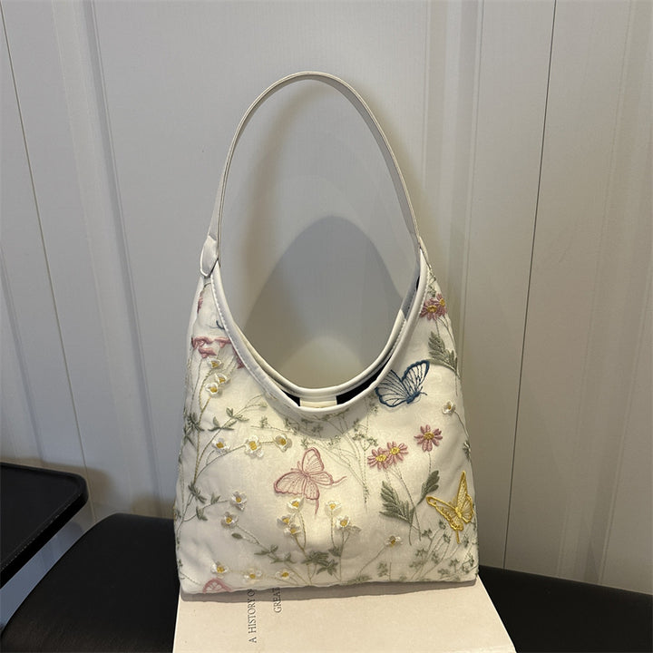 Elegante Schmetterlings-verzierte Schultertasche