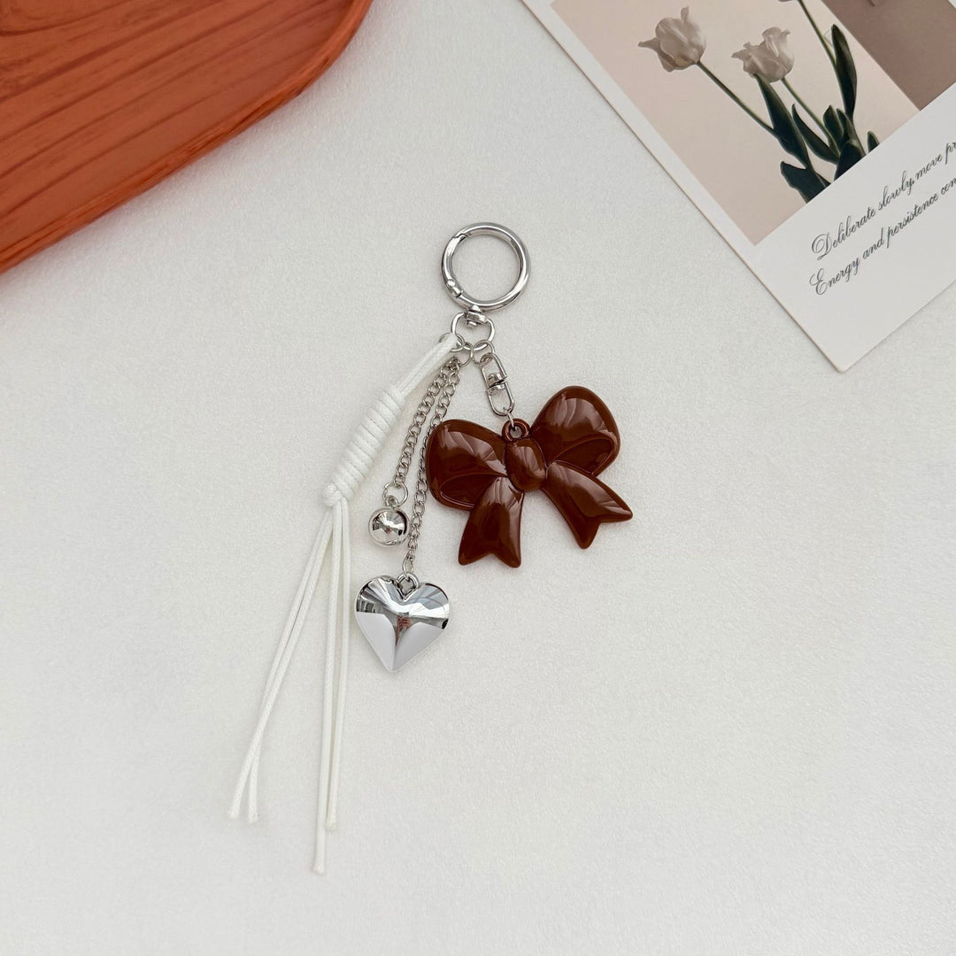 Eleganter Bogen Charm Schlüsselanhänger Karnz