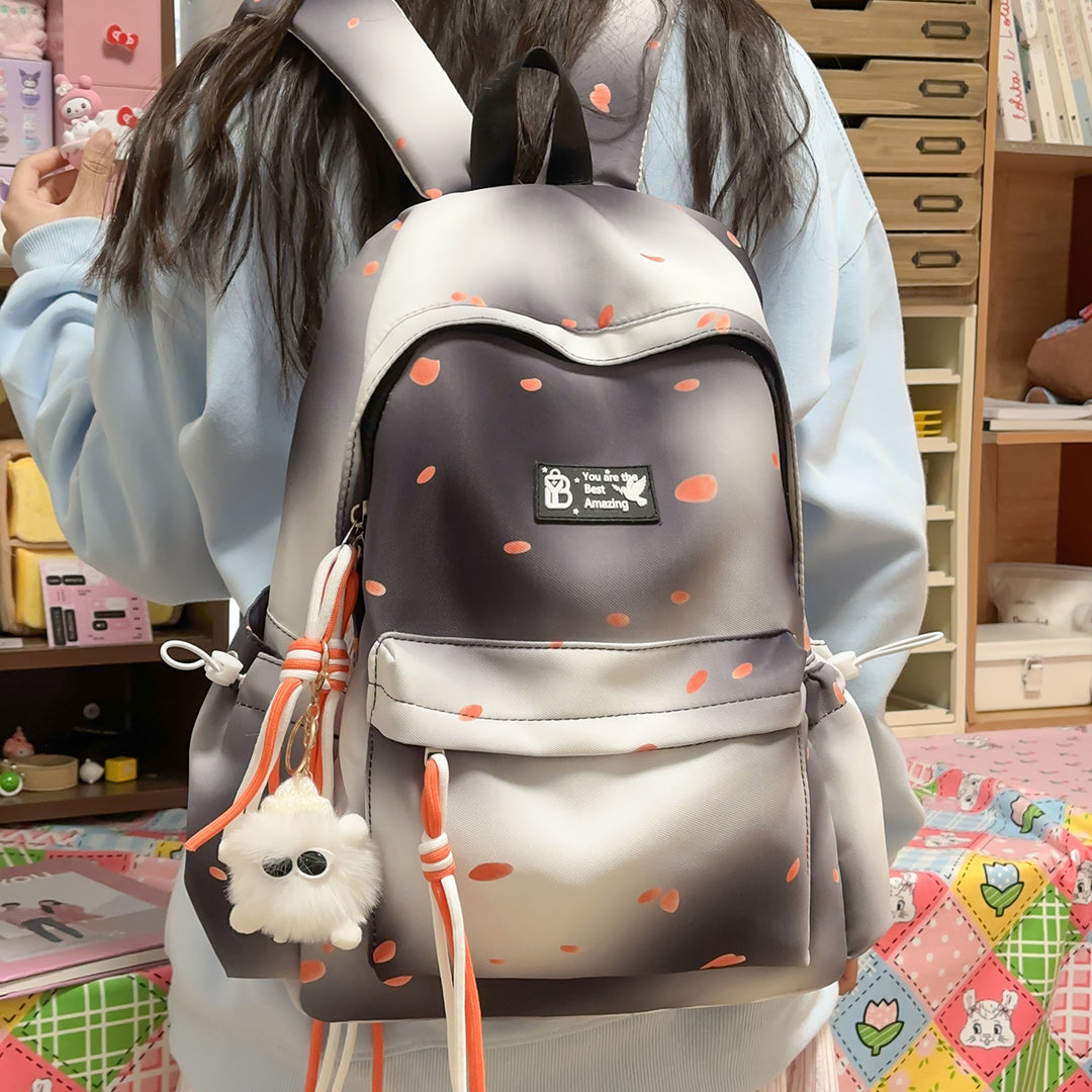 Stilvolle gepunktete Rucksack Karnz