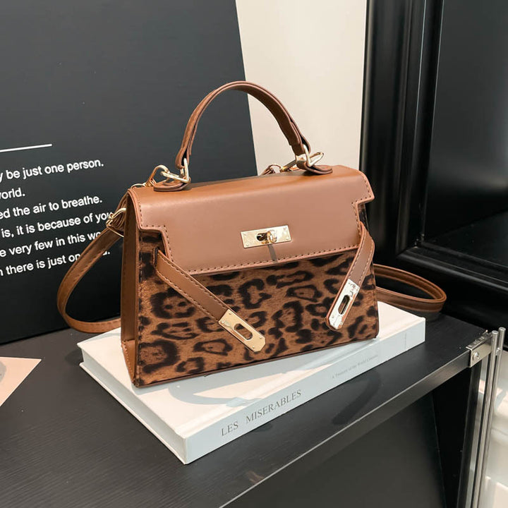 Tierdruck Strukturierte Handtasche