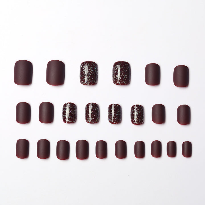 Glitzerndes Press-On-Nagelset