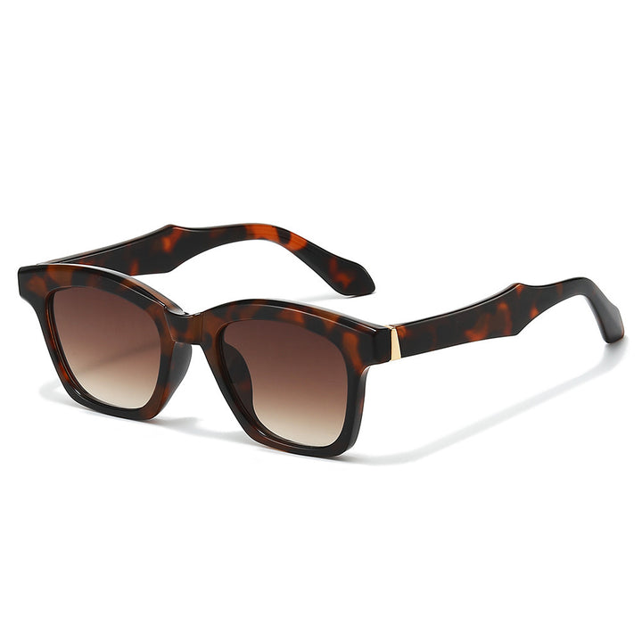 Stylische Übergroße Schildkrötenpanzer Rahmen Sonnenbrille Karnz
