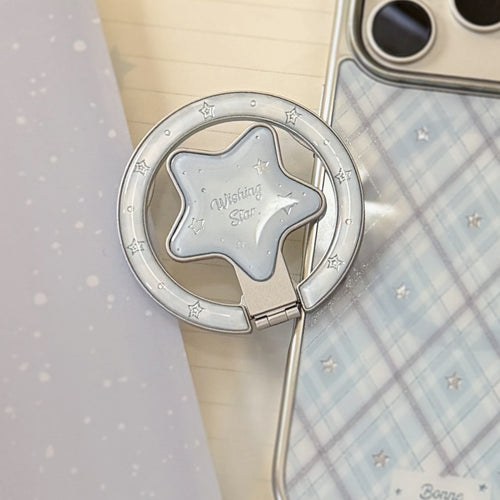 Verspielter Smartphone Fingerhalter im Sternendesign Karnz