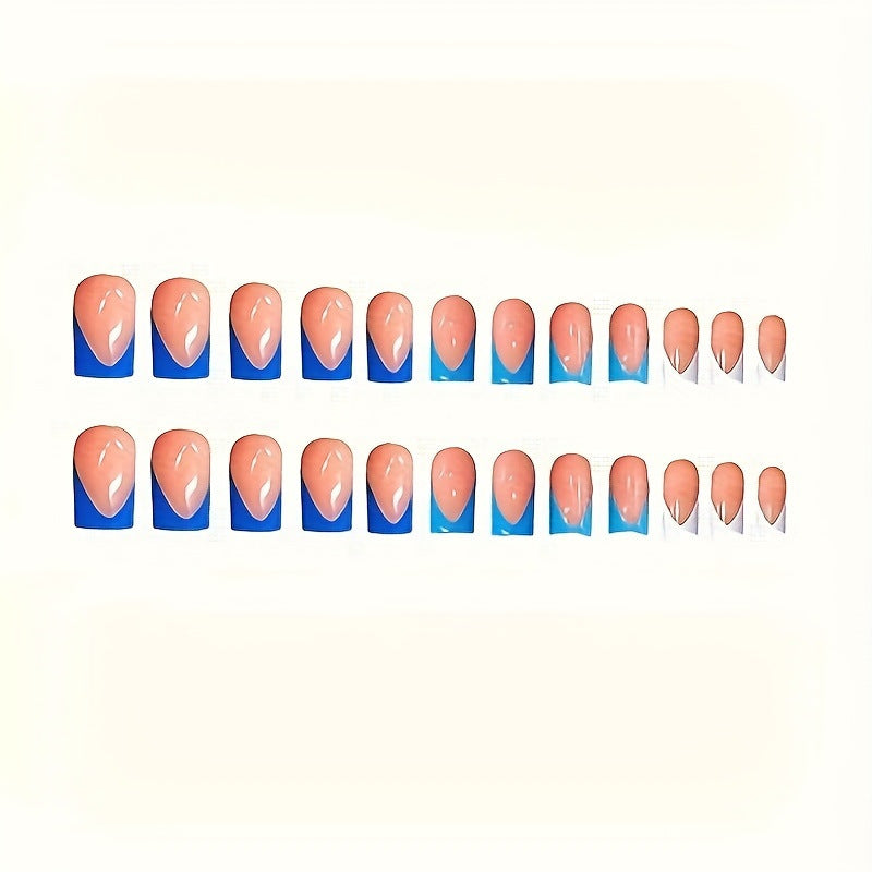 French Tip Press-On Nail Set Karnz