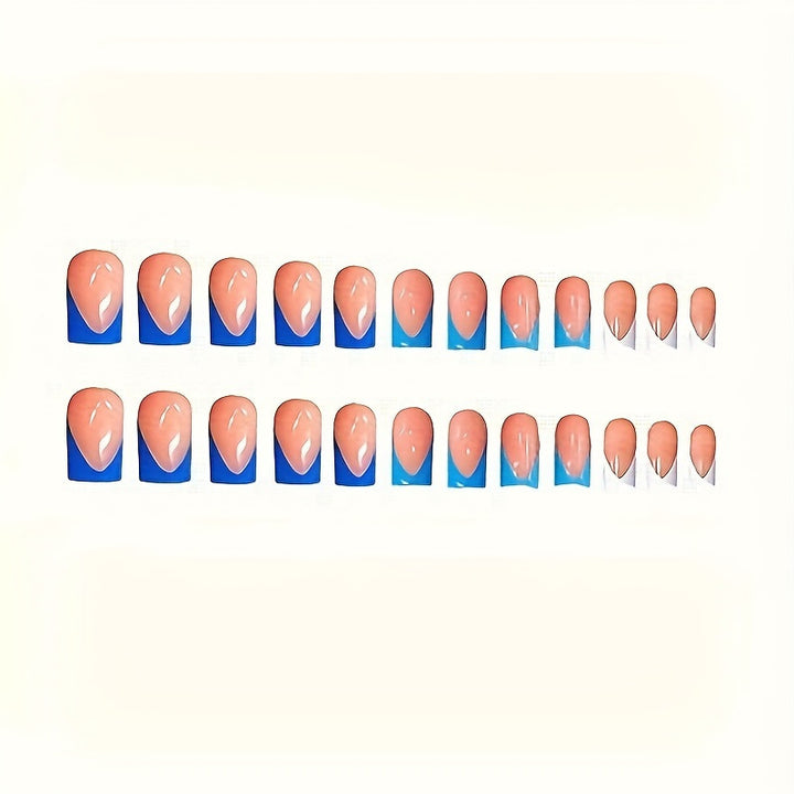 French Tip Press-On Nail Set Karnz