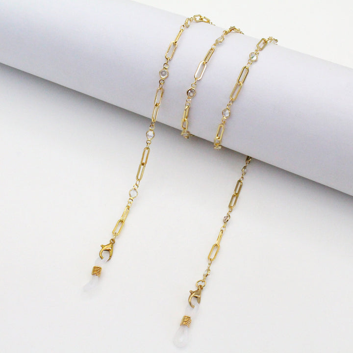 Chunky Bead Schmuck Brille Kette Karnz