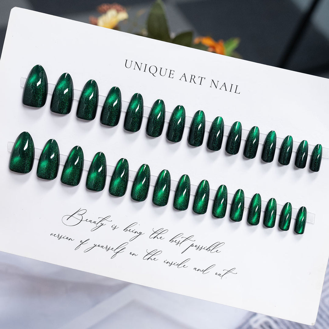Premium Glossy Press-On Nail Set