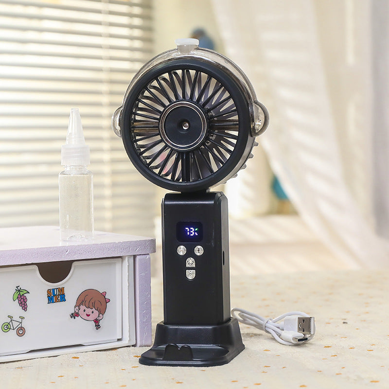 Damen Tragbarer USB Ventilator mit digitaler Steuerungsanzeige und flexibler Neigung Karnz