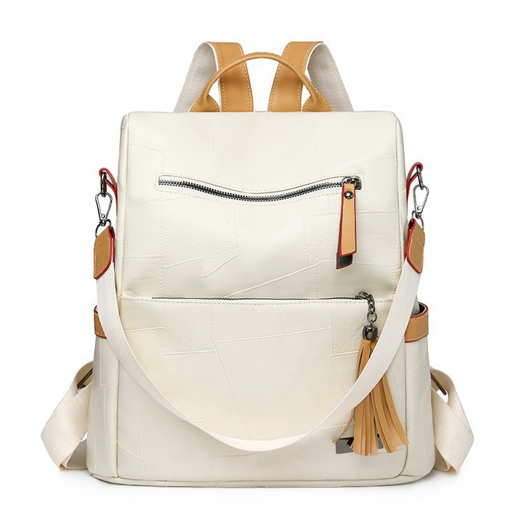 Texturiertes Kunstleder-Rucksack Karnz
