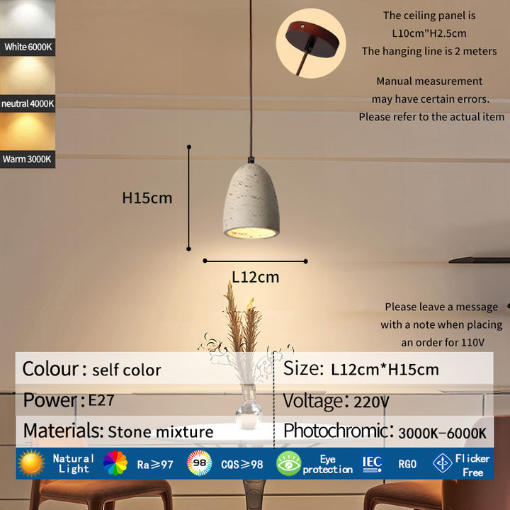 Stone Mixture Pendelleuchte