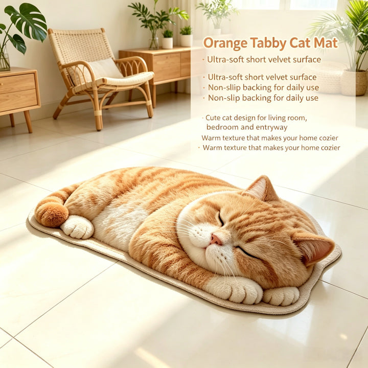 Plüsch Katze Thema Teppich