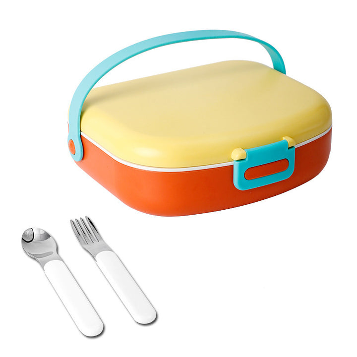 Isolierte Lunchbox mit Besteckset