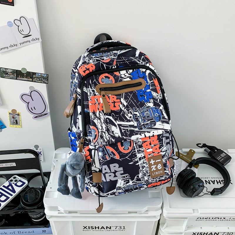 Modischer Gemusterter Rucksack Karnz