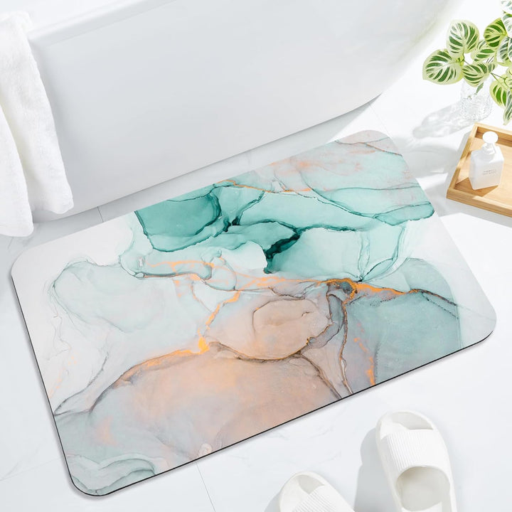 Luxuriöse abstrakte Marmor-Design-Badmatte