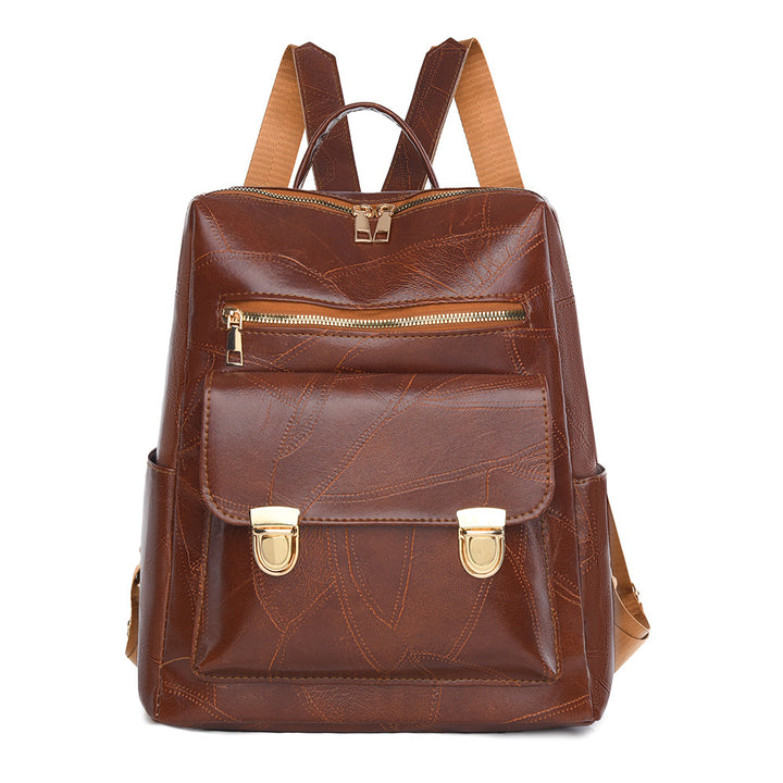 Stylischer Leder-Rucksack Karnz