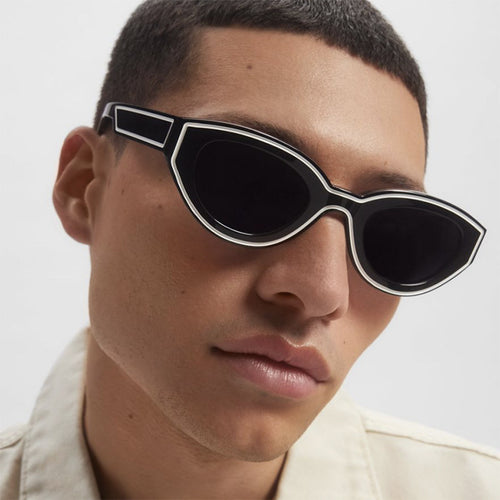 Damen Cat-Eye Sonnenbrille mit innovativem Rahmen Karnz